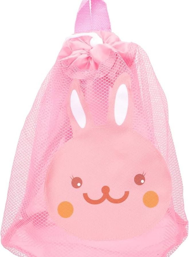 حقيبة ألعاب شاطئ كبيرة سعة شبكية كرتونية للأطفال لتخزين ألعاب الرمل للسفر والترفيه - Image 1